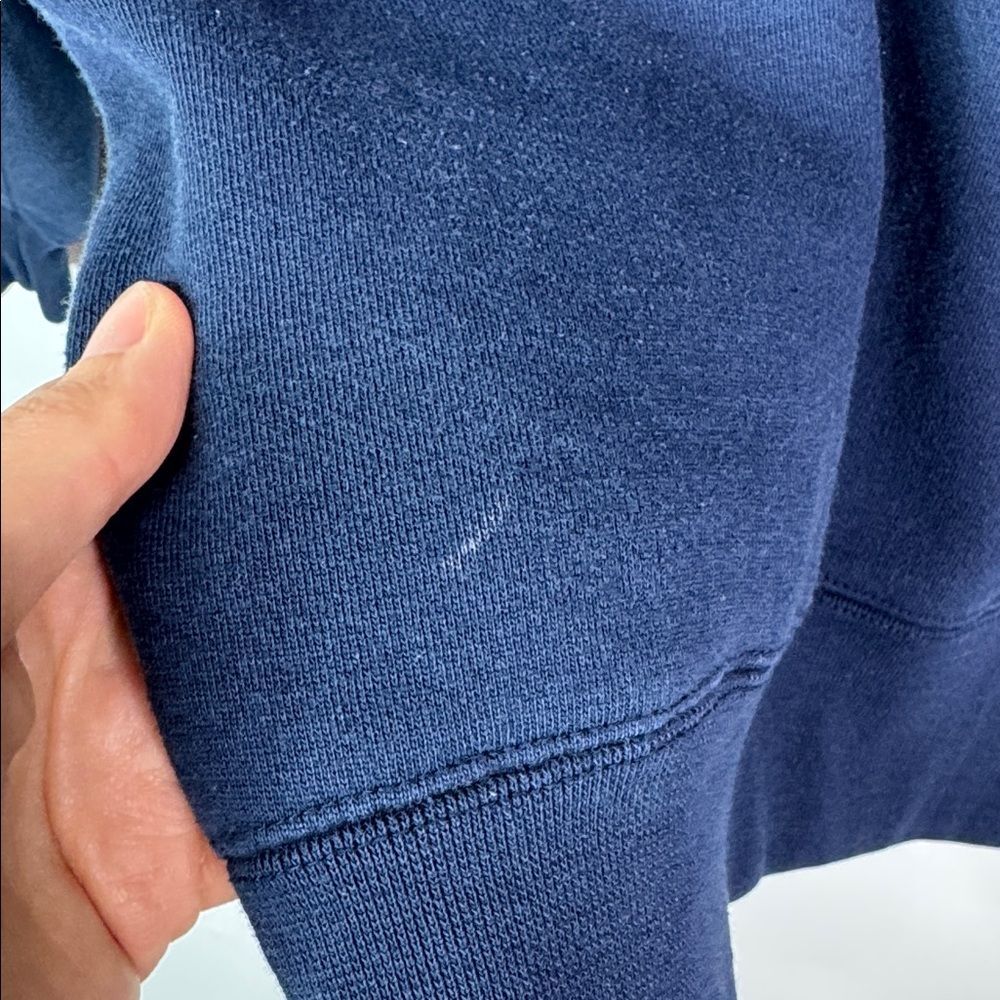 Vintage STARTER Navy Blue Pullover Sweatshirt Size XXL - Picture 10 of 10